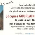 Jacques Gourlain expose à l'hopital Corentin Celton