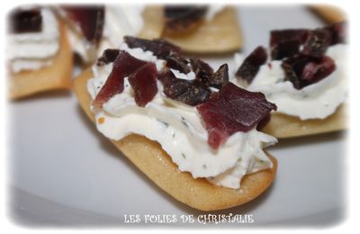 Blinis au magret de canard