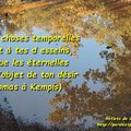 Des choses temporelle/éternelles - Thomas a Kempis (Citation)
