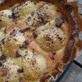 Tarte poire-chocolat