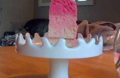Pink ombre cake de princesse