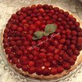 Tarte aux framboises