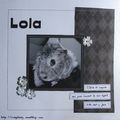 Lola en noir et blanc 