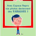 trois affiches pour "Espace Repro"