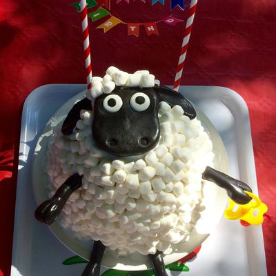 Timmy's cake - Le gâteau mouton pour les 2 ans du bébé !!!!
