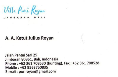 Villa Puri Royan- Bali