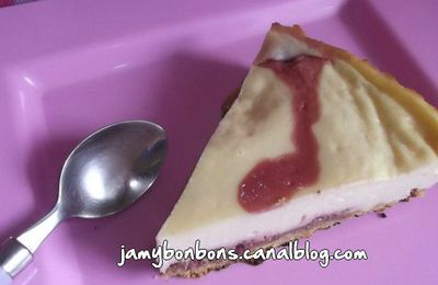 Cheesecake léger vanille - fraise 