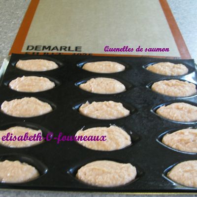Quenelles de saumon et ses petits légumes