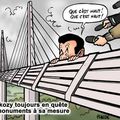 Sarkozy prend de la hauteur sur le viaduc de Millau