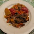 Tajine d’agneau aux épices et aux fruits secs 