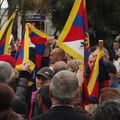 Manifestation à Cannes en faveur du Tibet 