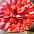 TARTE AUX FRAISES EXPRESSun petit