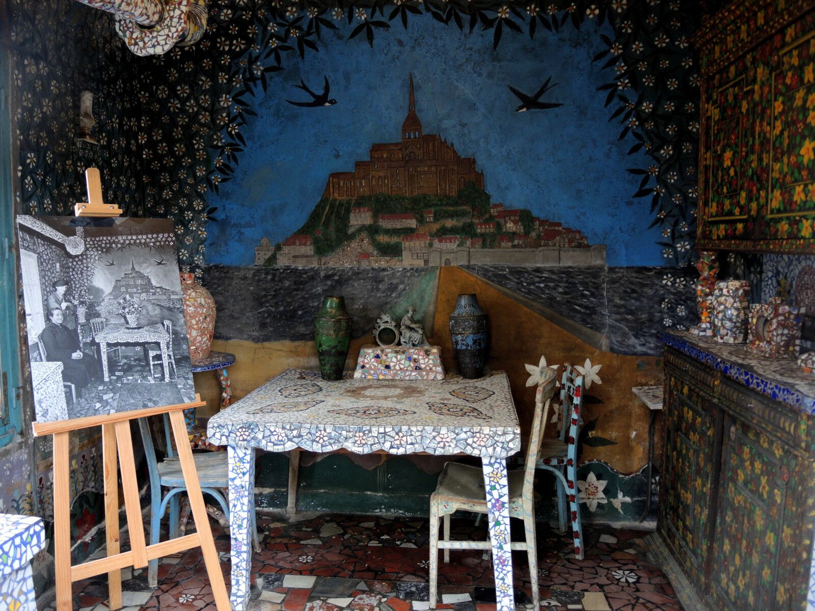 Chartres, Maison Picassiette, intérieur maison, cuisine (28)