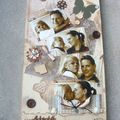 Projet canvas Shabby chic Sieglinde et sa fille Sarah