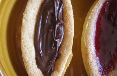 Barquettes  : nutella ou confiture de fraises, vous avez le choix