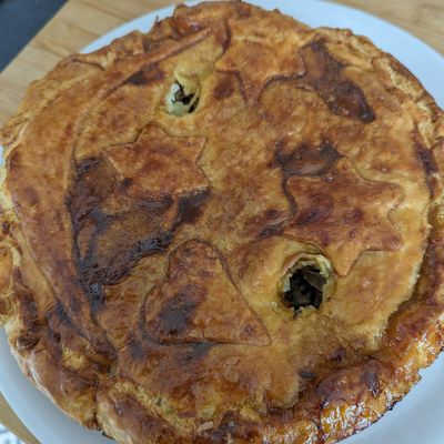 Tourte au canard confit