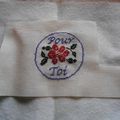 Broderie pour calendrier