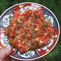 Salade de poivrons à la marocaine 