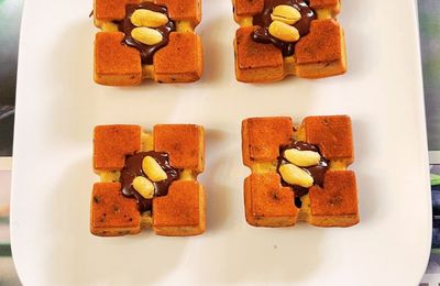 Gâteaux au beurre de cacahuètes et pépites de chocolat