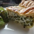 tourte aux petits pois et brocciu (corse ! )