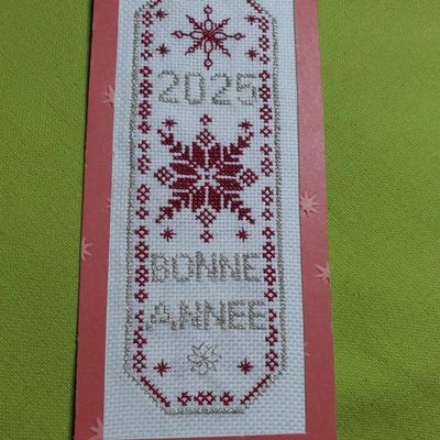 Tradition de brodeuse et bonne année 2025