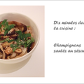 Nouilles sautées aux champignons