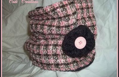 Snood en laine bouillie pour fille