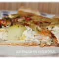 Quiche aux crevettes, courgettes, curry