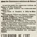 1917 09 Mai : Changements dans la distribution postale