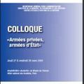 Un colloque consacré aux armées privées