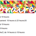 Horaires d'ouverture