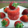 Sorbet à la fraise vanillée