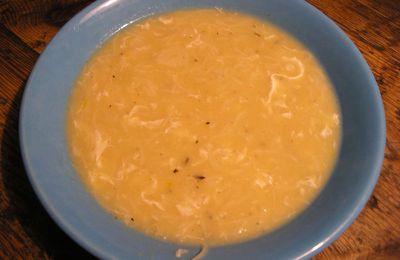 Tourain blanchi (soupe à l’ail)