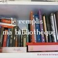 Je remplis ma bibliothèque : juillet 2016 (mais elle est déjà pleine !)