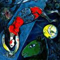 "Le cirque bleu"-Marc Chagall