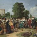 Dirck Hals, The outdoor party, 1627