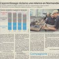 La NORMANDIE, grande région industrielle a besoin de l'apprentissage...