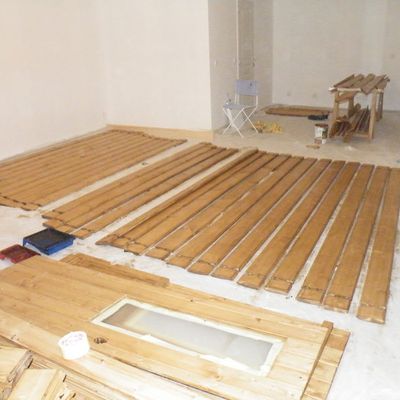 cloisons des douches