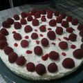 Cheesecake aux framboises et citron sans cuisson