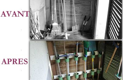 Idée de rangement récup pour le jardin !