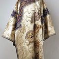 Coat, 1800–1943, Chinese, silk, metal