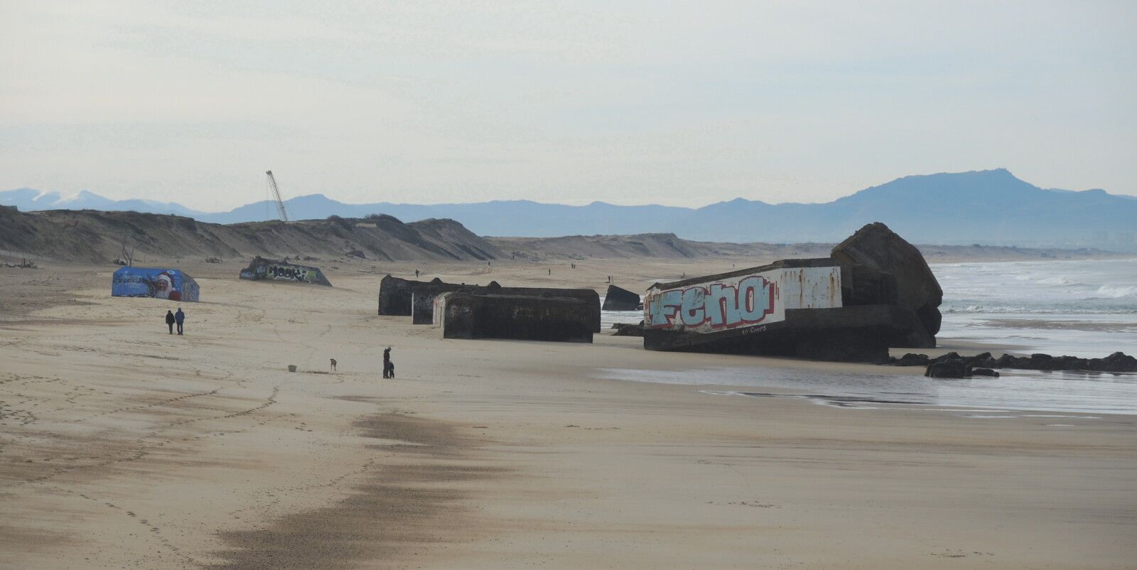 Capbreton, plage de la Savane et montagnes basques, décembre 2024 (40)