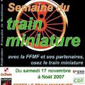 La semaine du train miniature du 17 novembre au 25 décembre