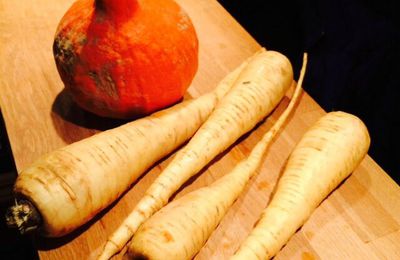 Soupe au potimarron et aux panais