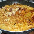 Tortilla d'oignons au chorizo : bienvenue en Espagne 