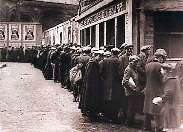 La France et le chômage.