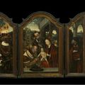 Ecole Flamande du XVIe siècle, atelier du Maître de l’Adoration d’Utrecht : « L’adoration des mages »