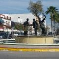 Rond-point à Palacios Y Villafranca (Espagne)