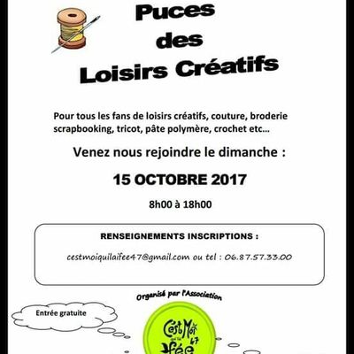 les 7 émes puces des loisirs créatifs 