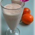 Smoothie orange sanguine et lait de coco